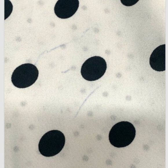 Rose + Olive  Womens  Blouse Sleeveless 2 Layer white black zipper  Size large L - Picture 3 of 4